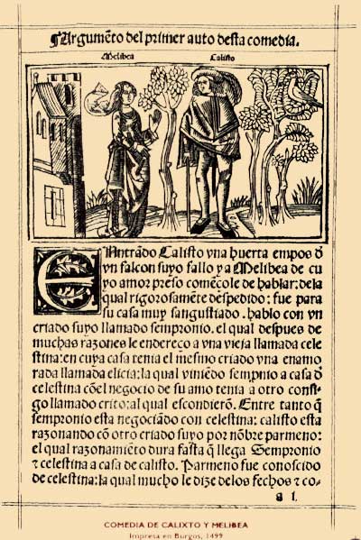 Primera edici&oacute;n de La Celestina